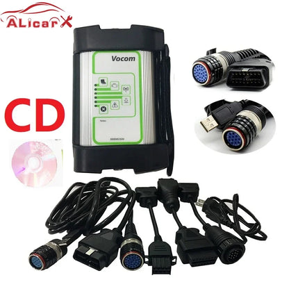 PTT2.8.13 Tech Tool Excavators Industrial Truck Diagnostic round Interface VOCOM for V0Lv-/ R-Noult/Ud/Mack PTT Install in CF53